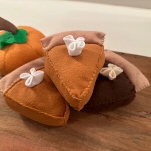 Hand Sewn Felt Pie Slice